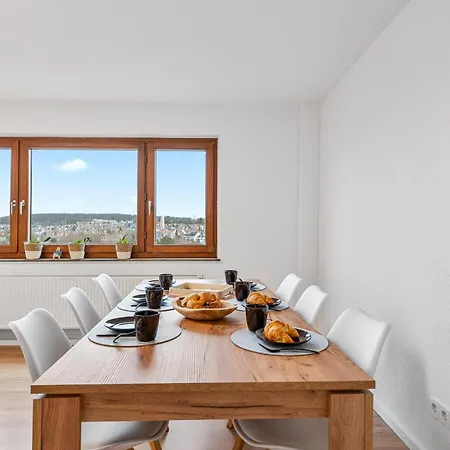 Stilvolle Mit Weitblick & Parkplatz 아파트 진델핑겐